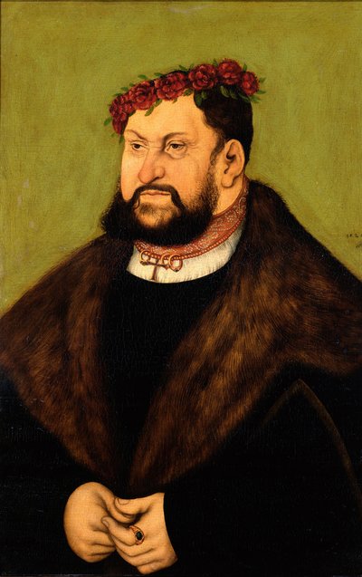 Seçmen Johann Saksonya Kalıcı by Lucas Cranach the Elder